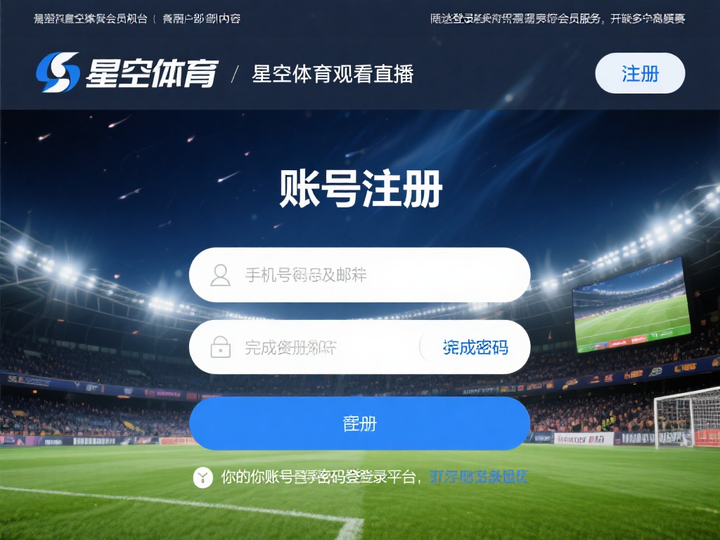 星空体育怎么看直播?详细操作步骤分享 (星空体育直播观看指南:详细操作步骤全解析) 想要在星空体育观看直播,首先需要完成账号注册。打开