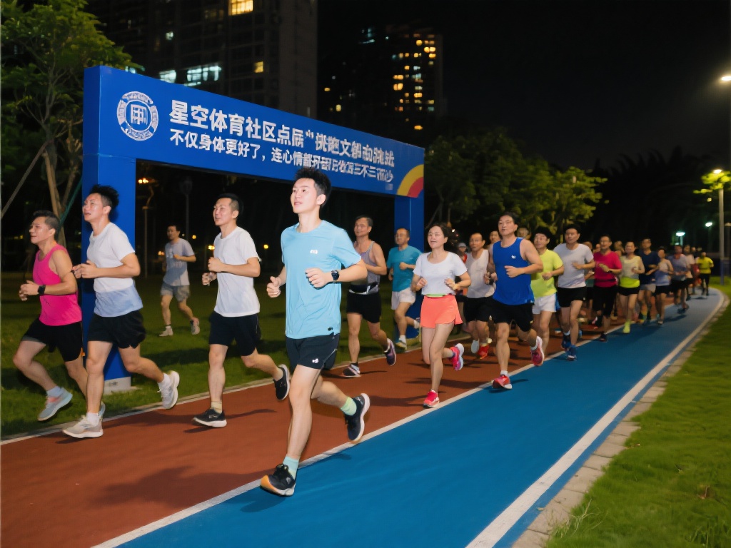 星空体育英德:提升居民运动健康生活品质 (星空体育英德:助力居民提升运动健康生活品质新高度) 以英德某社区的夜跑活动为例,每周三晚,近百名居民会